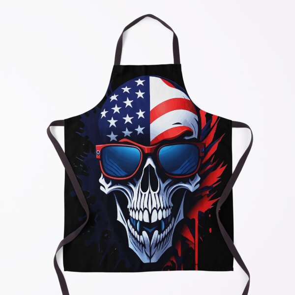 Item preview, Ultra Maga Red White Blue Skull With Trendy Sunglasses designed and sold by Mimielitas-Shop.