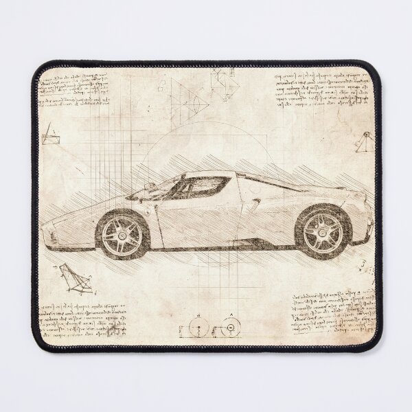 Item preview, Da Vinci Sketch Art FerrariEnzo - Paper designed and sold by Rayyanz.