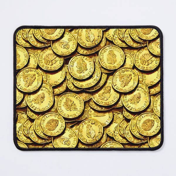 Item preview, Gold Coins Pattern designed and sold by Pattrnz.