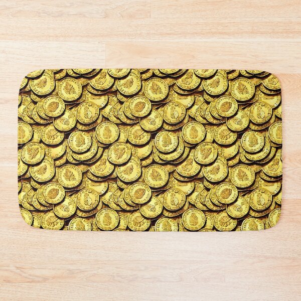 Item preview, Gold Coins Pattern designed and sold by Pattrnz.