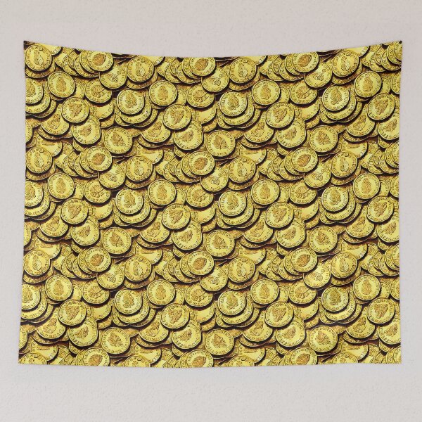 Item preview, Gold Coins Pattern designed and sold by Pattrnz.