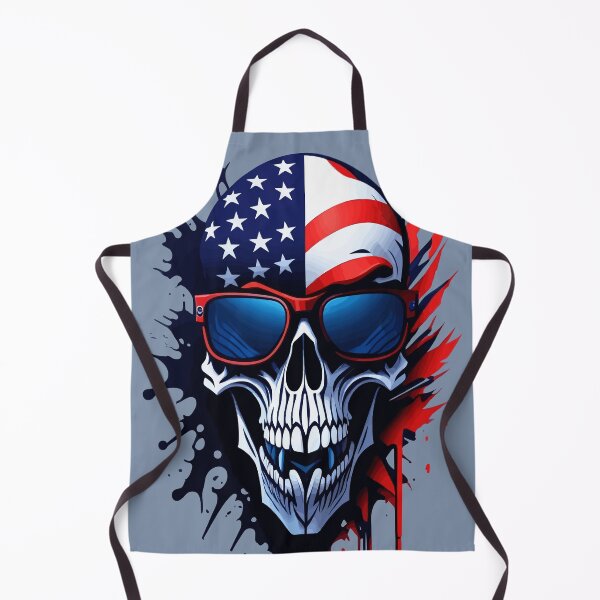 Item preview, Copy of Ultra Maga Red White Blue Skull With Trendy Sunglasses designed and sold by Mimielitas-Shop.