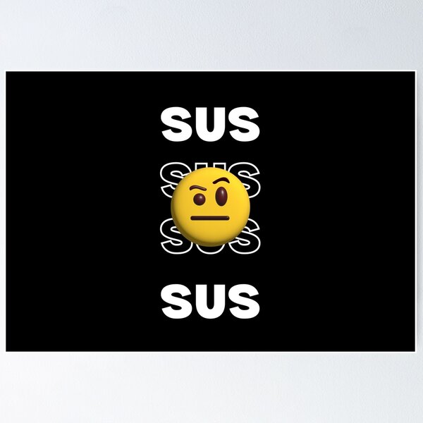 Youre Sus Emoji Sticker for Sale by AlpacaSmokes