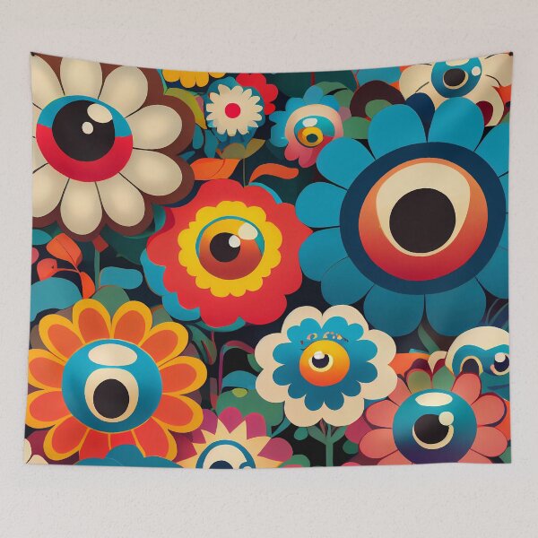 Item preview, Contemporary Floral Pattern designed and sold by MTJ-Mushrooms.