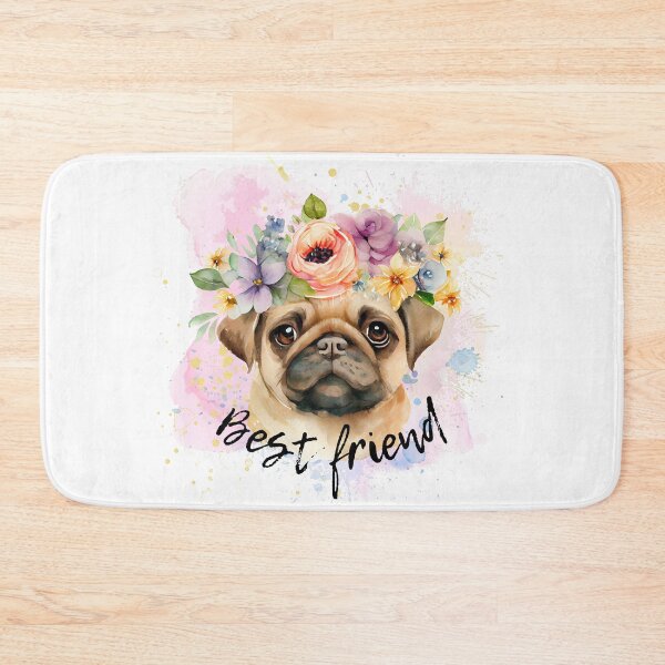 Item preview, Sweet best friend pug love designed and sold by Gapanaart.