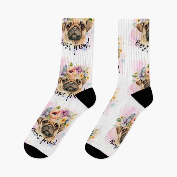 Item preview, Sweet best friend pug love designed and sold by Gapanaart.