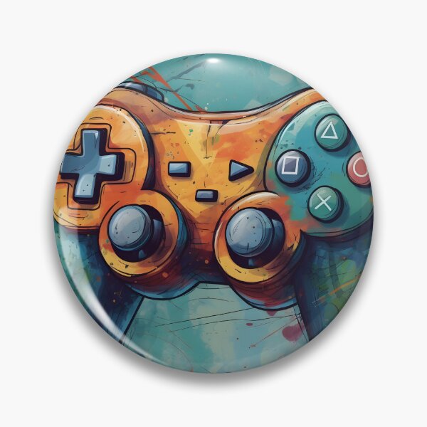 Artikelvorschau, gaming controller in colorful arcade look entworfen und verkauft von AIArcade.