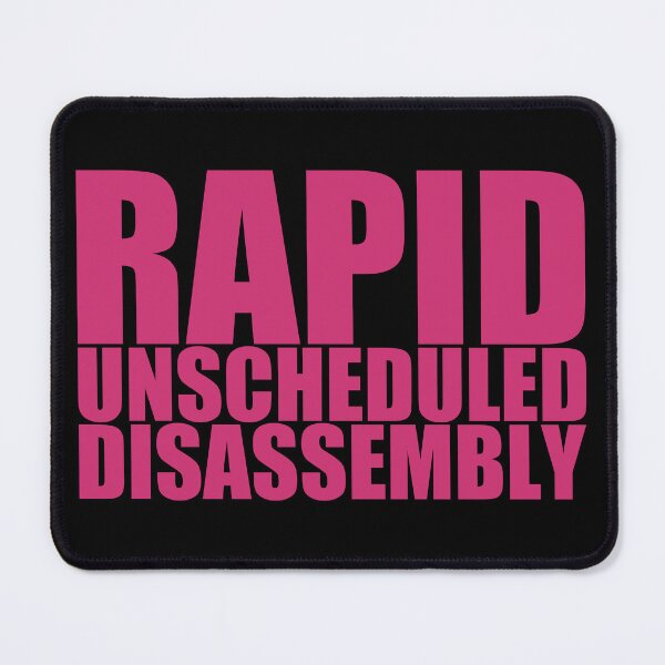 Item preview, Rapid Unscheduled Disassembly in pink designed and sold by chimerax.