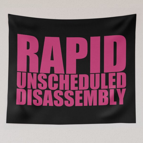 Item preview, Rapid Unscheduled Disassembly in pink designed and sold by chimerax.