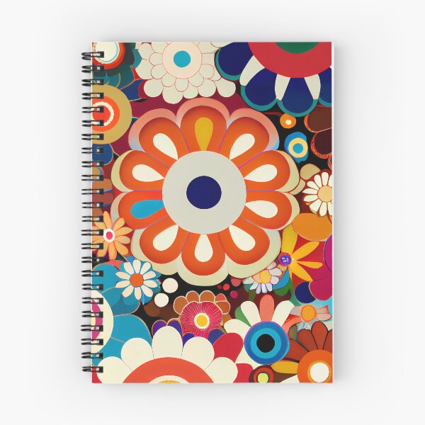 Item preview, Modern Retro Floral Pattern designed and sold by MTJ-Mushrooms.