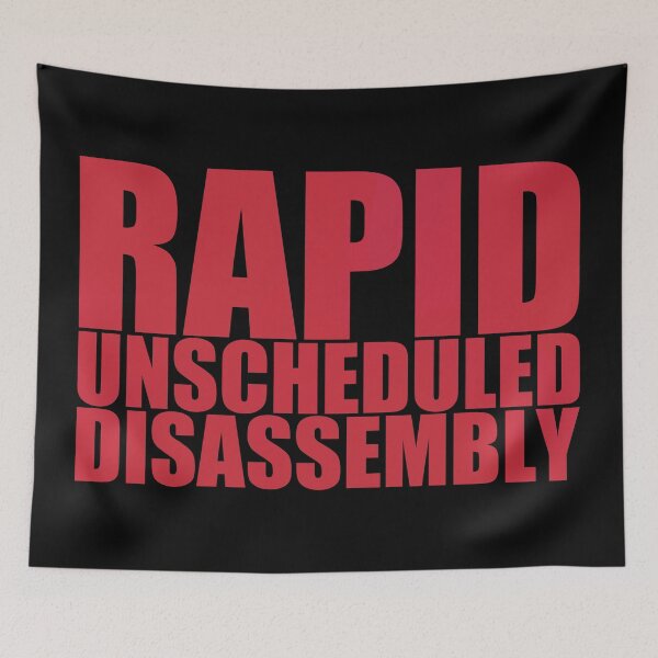 Item preview, Rapid Unscheduled Disassembly in red designed and sold by chimerax.