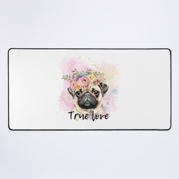 Item preview, True love pug,best friend dog for dog lovers and pug lovers designed and sold by Gapanaart.