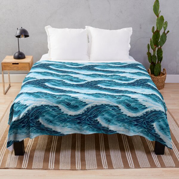 Item preview, Ocean Waves Pattern designed and sold by Pattrnz.