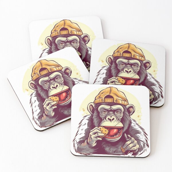 Item preview, Monkey Eating Cookie designed and sold by CrnMeta.