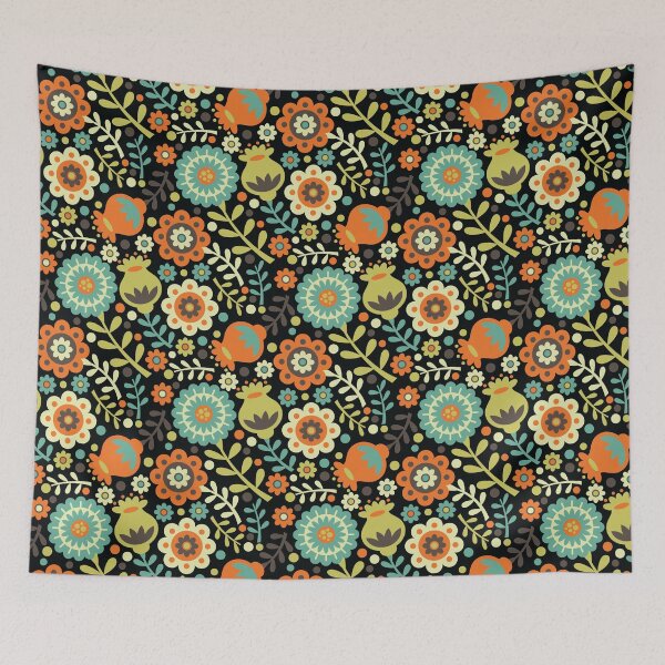Item preview, Funky Modern Graphic Floral designed and sold by wickedpretty.
