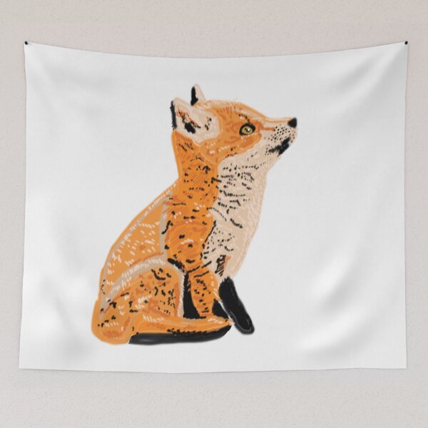 Item preview, friendly fox designed and sold by animatedAnn.