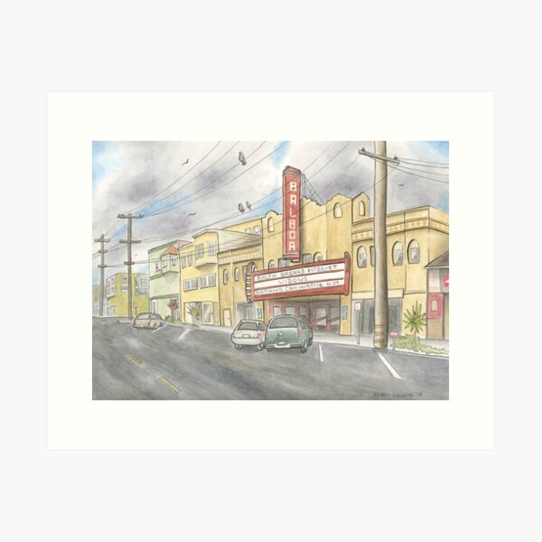 Item preview, Balboa Theater  designed and sold by Robin Galante Art .