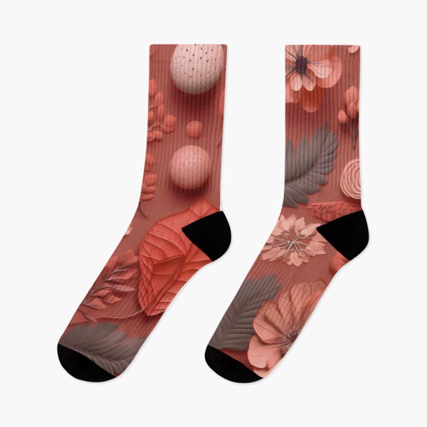 Item preview, Modern Red Vegetation Pattern designed and sold by Hazmat-AI7.