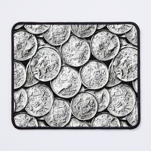 Item preview, Silver Coins Pattern designed and sold by Pattrnz.