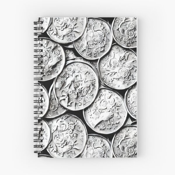 Item preview, Silver Coins Pattern designed and sold by Pattrnz.