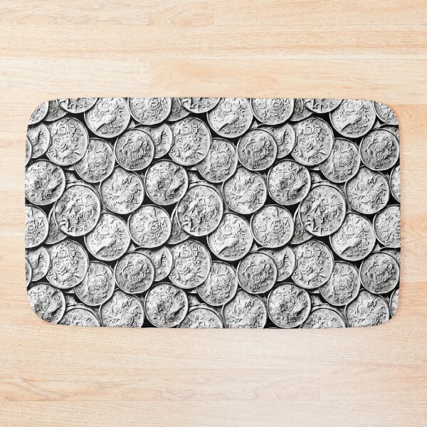 Item preview, Silver Coins Pattern designed and sold by Pattrnz.