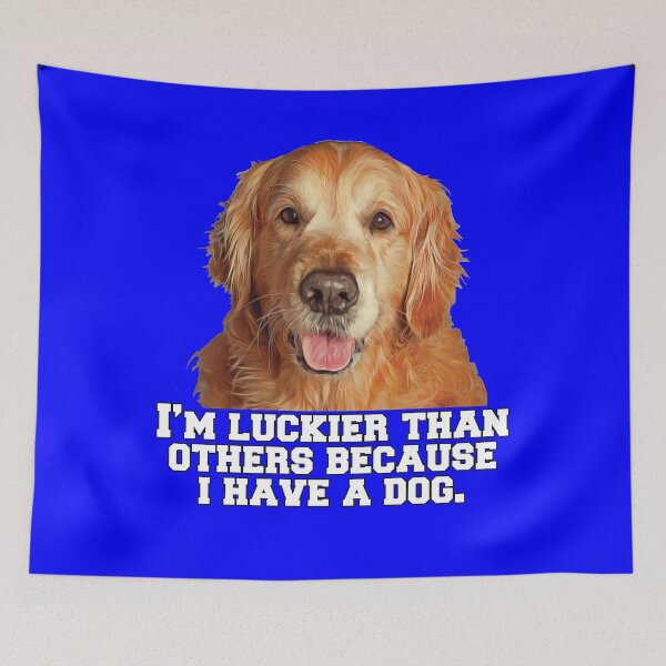 Item preview, Golden Retriever Dog Owner I’m Luckier Than Others Because I Have A Dog designed and sold by fantasticdesign.