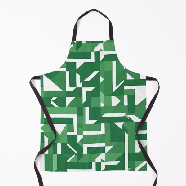 Item preview, Green Geometric Shapes designed and sold by Splargo Digital Prints.