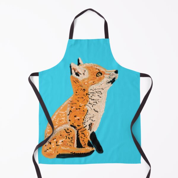 Item preview, friendly fox- light blue designed and sold by animatedAnn.
