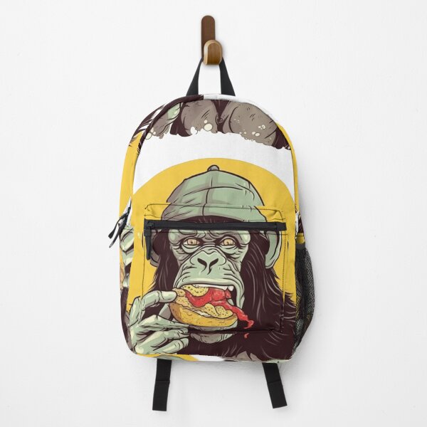 Item preview, Monkey eating Burger designed and sold by CrnMeta.