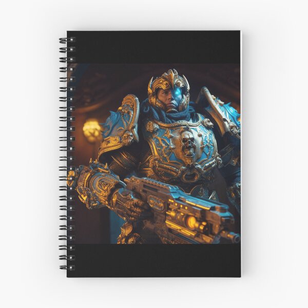 Item preview, Blue Royal Guard, Warhammer 40k inspiration designed and sold by CosmicBlesedEye.