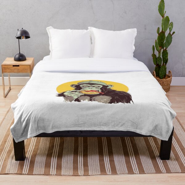 Item preview, Monkey eating Burger designed and sold by CrnMeta.