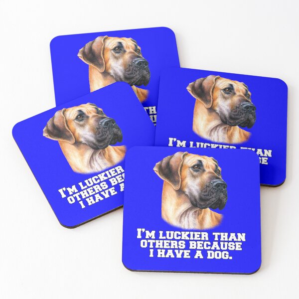Item preview, Great Dane Dog Owner I’m Luckier Than Others Because I Have A Dog designed and sold by fantasticdesign.