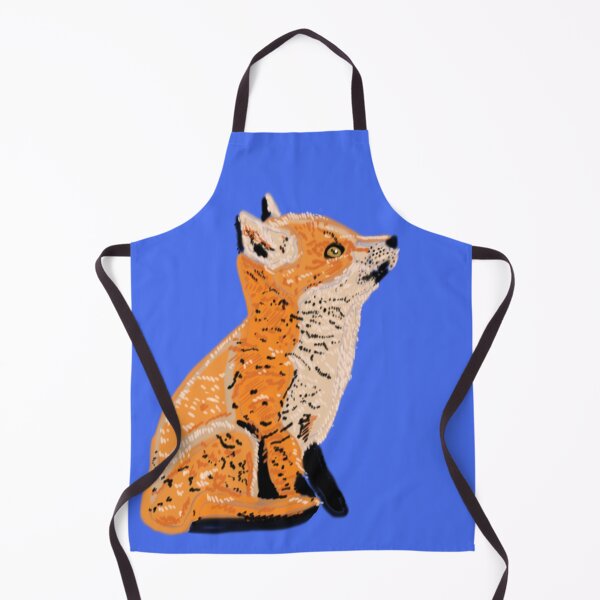 Item preview, friendly fox- deep blue designed and sold by animatedAnn.