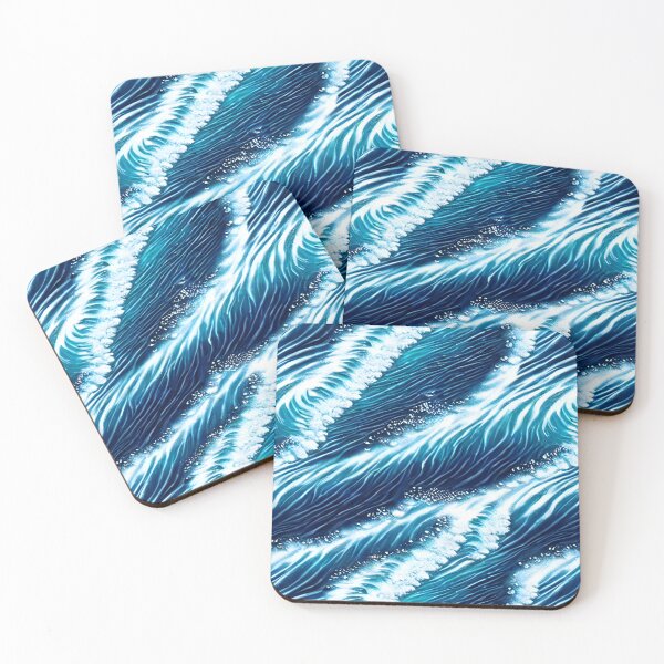 Item preview, Ocean Waves Pattern designed and sold by Pattrnz.