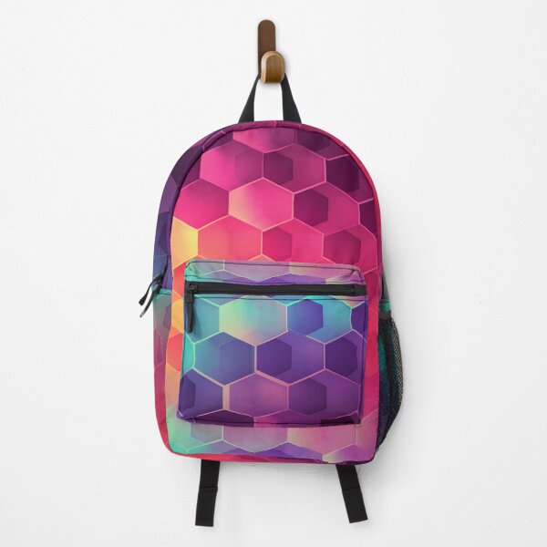 Item preview, Psychedelic Rainbow Honeycomb designed and sold by Splargo Digital Prints.