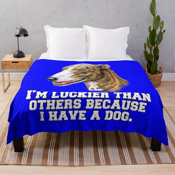 Item preview, Greyhound Dog Owner I’m Luckier Than Others Because I Have A Dog designed and sold by fantasticdesign.