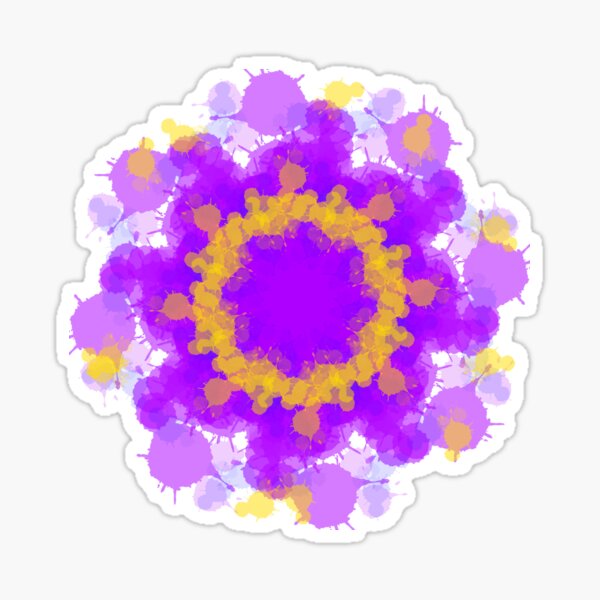 Intersex Pride - Splash Sticker