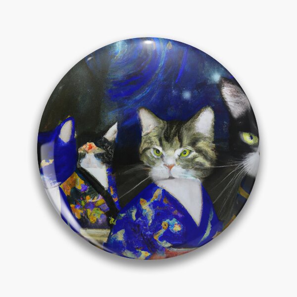 Artikelvorschau, Kimono-Katzen-Nacht entworfen und verkauft von efdrico.