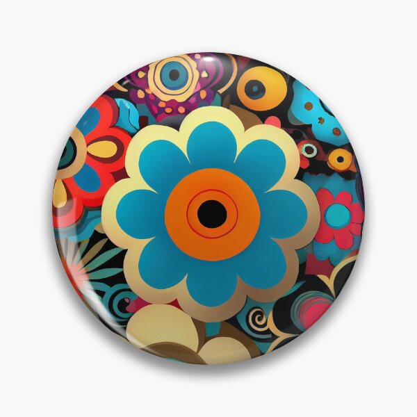 Item preview, Modern-Day Retro Floral Pattern designed and sold by MTJ-Mushrooms.