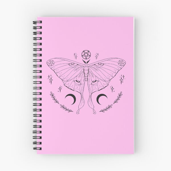 Item preview, Pink Luna Moth designed and sold by CoffinBoneArt.