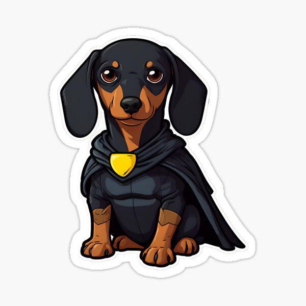 Item preview, Cute Dashund superhero designed and sold by Hipeq.