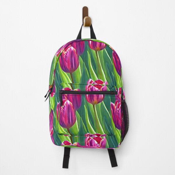 Aperçu de l'œuvre Motif de tulipes violettes créée et vendue par Pattrnz.