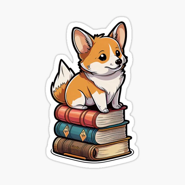 Book Read Sticker by corgiyolk for iOS & Android