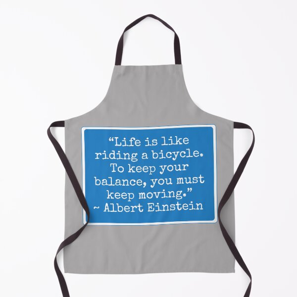 Item preview, Life Is Like A Bicycle Albert Einstein's Quote designed and sold by ImaginedCo.