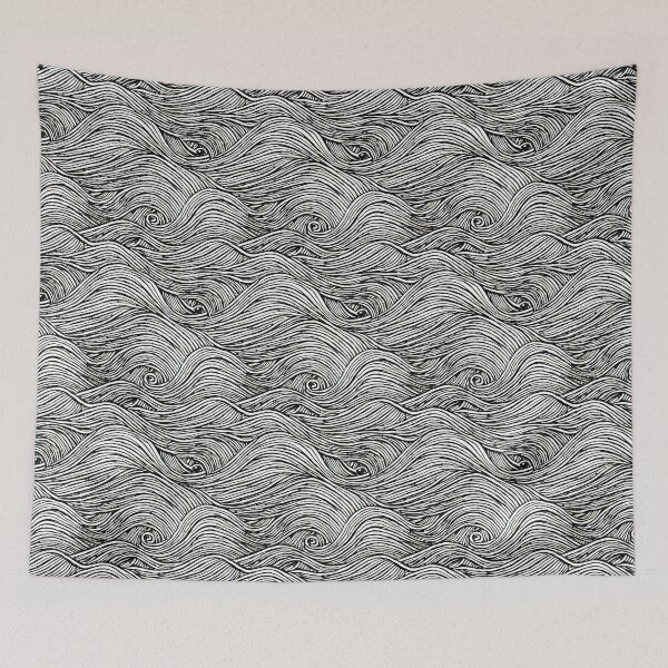 Item preview, Scribbly Waves Pattern designed and sold by Pattrnz.