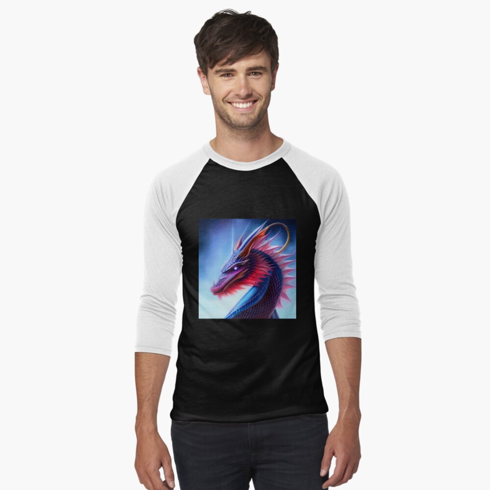 Item preview, Baseball ¾ Sleeve T-Shirt designed and sold by dragynrain.