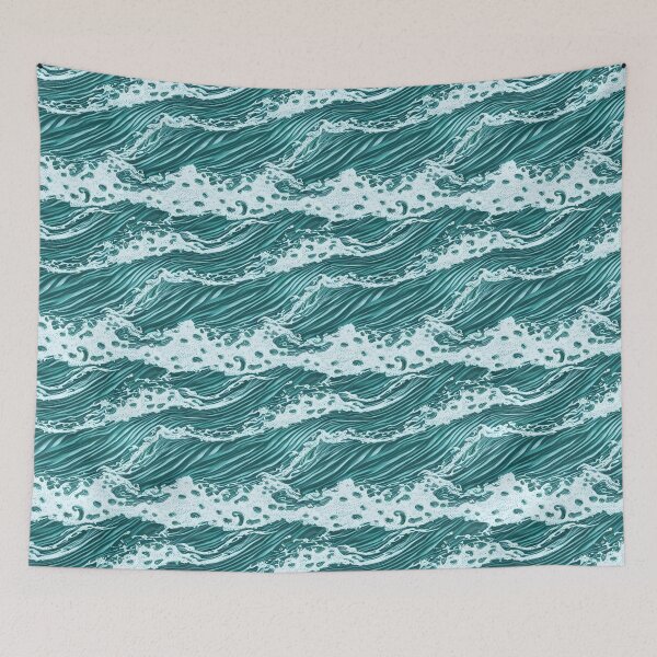 Item preview, Ocean Waves Pattern designed and sold by Pattrnz.