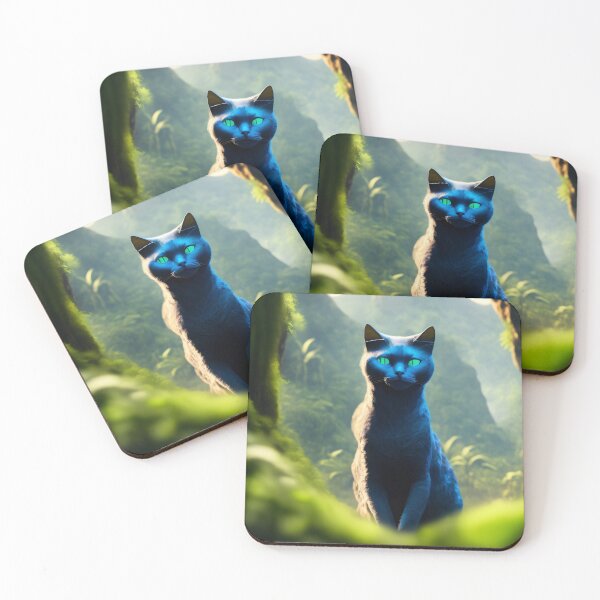 Item preview, Blue cat designed and sold by Ishan96.