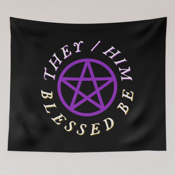 Item preview, They/Him; Blessed Be designed and sold by MxA19.