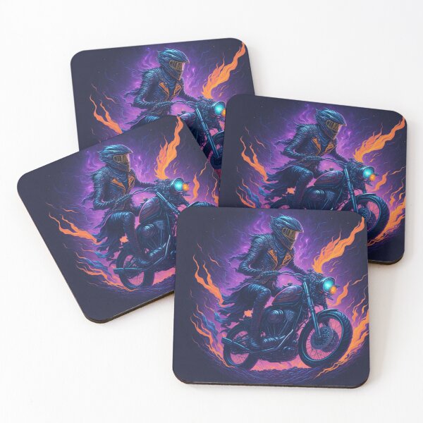 Artikelvorschau, Magischer flammender Biker entworfen und verkauft von Newageartstore.
